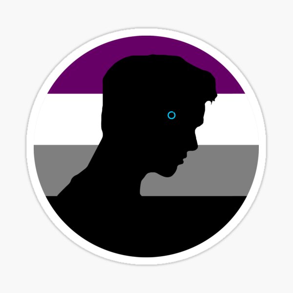 RK900 / Nines Asexual Flag Sticker