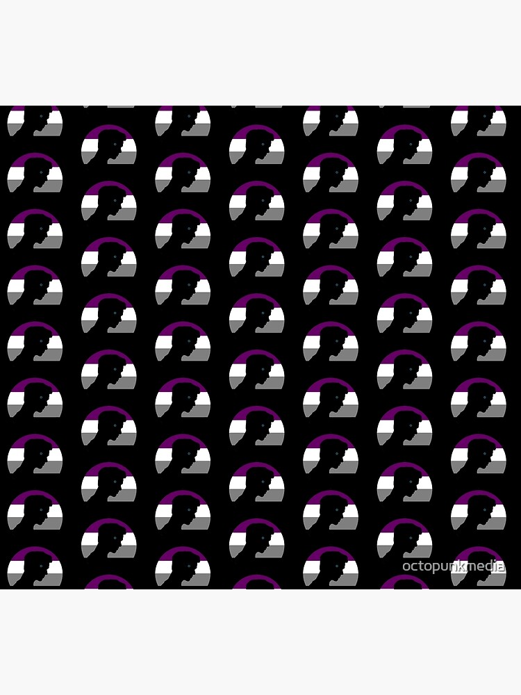 RK900 / Nines Asexual Flag by octopunkmedia