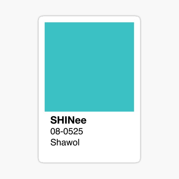 Artikel-Vorschau von SHINee Shawol (Von Fandom inspirierte Farbmuster), designt und verkauft von way_zennie k.