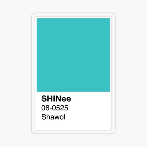 Artikel-Vorschau von SHINee Shawol (Von Fandom inspirierte Farbmuster), designt und verkauft von way_zennie k.