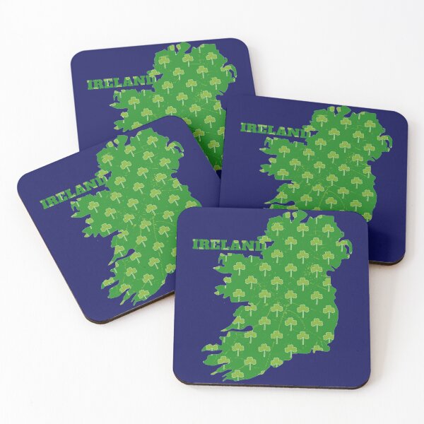Item preview, Ireland map, Irish, Ireland Shamrock designed and sold by marosharaf.