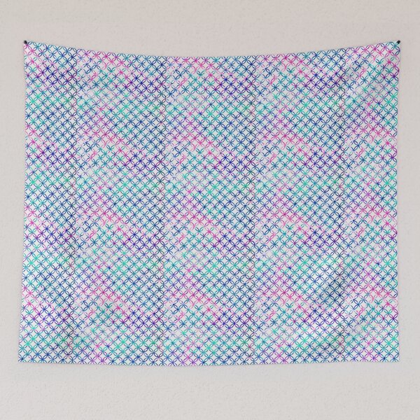 Item preview, Pink and Green Graphic Circles designed and sold by PaintedbyCarol.