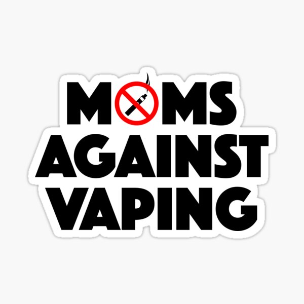 Moms Against Vaping Sticker