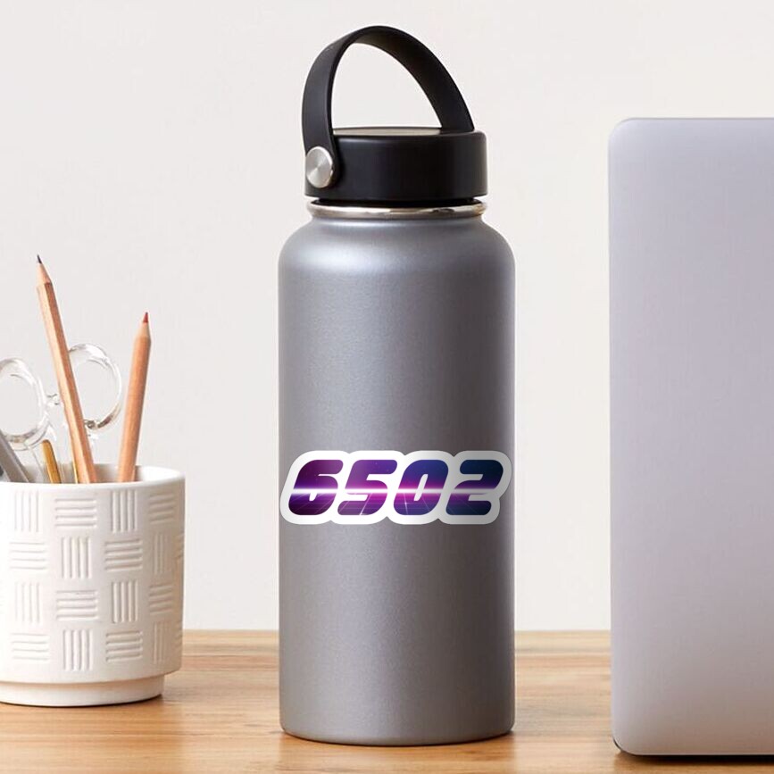 Assembly 6502 Retro Wave Sticker