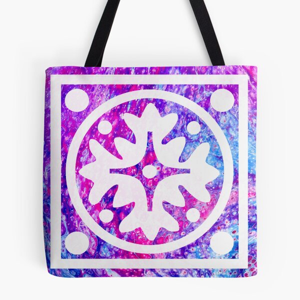 Item preview, Graphic Pink and Purple Tile designed and sold by PaintedbyCarol.