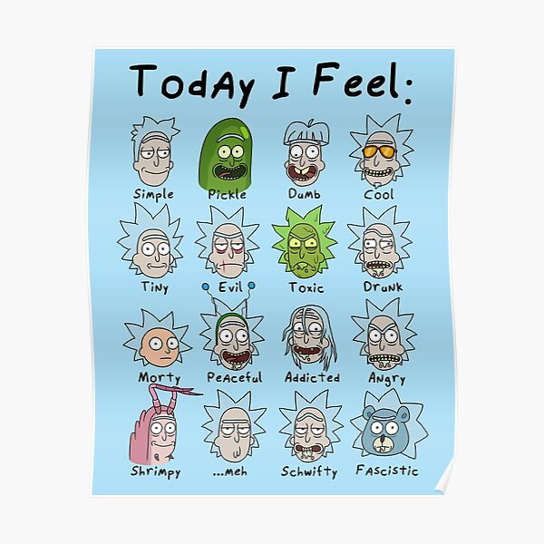 Today I Feel Rick Poster
