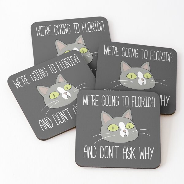 Talking Cat Coasters (Set of 4)