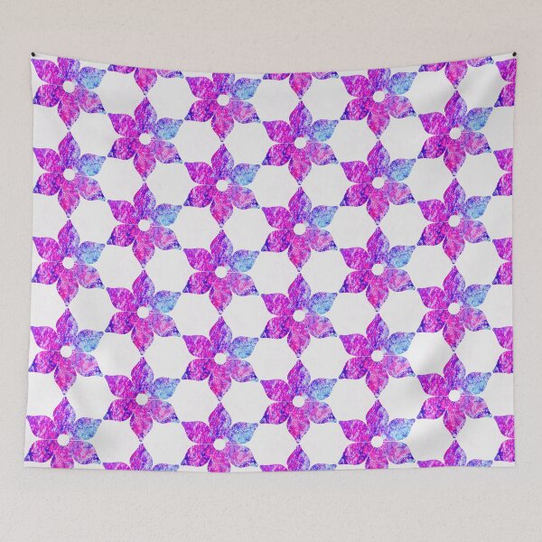 Item preview, Pink and Blue Graphic Flower designed and sold by PaintedbyCarol.
