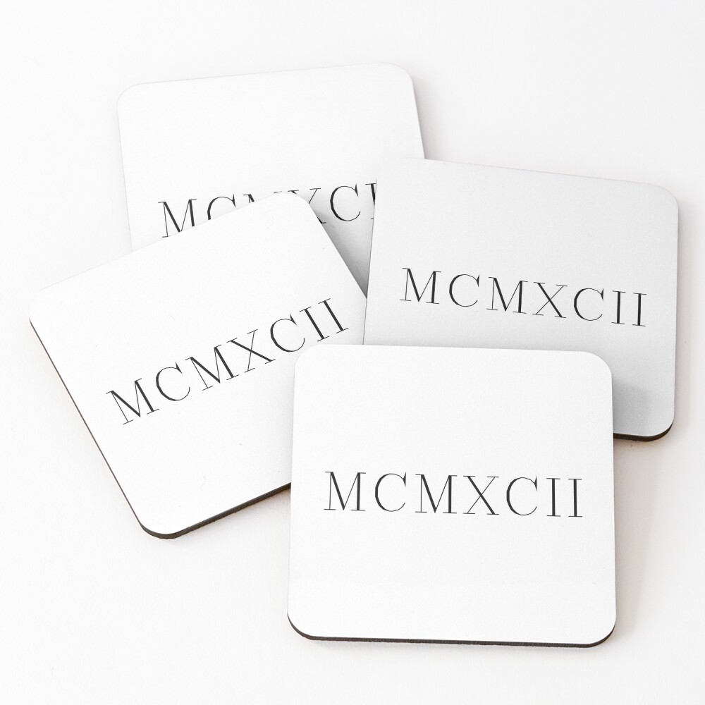 Mcmxcii Mac Miller Tattoo Coasters Set Of 4 By Casmvn Redbubble