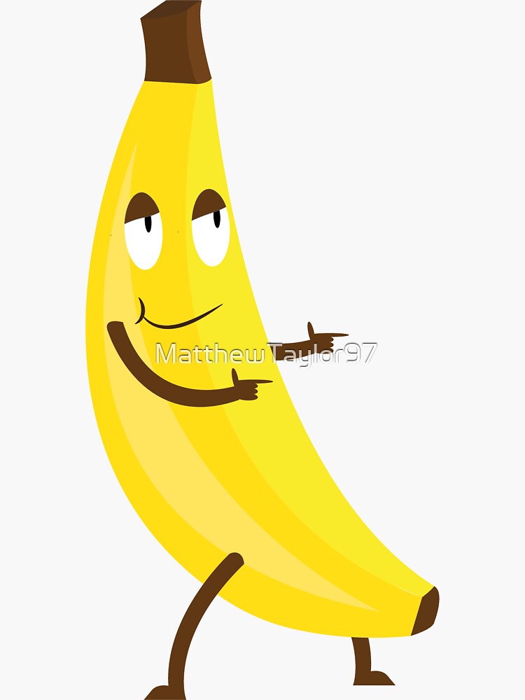 "Banana Guy" Sticker for Sale by MatthewTaylor97 Redbubble