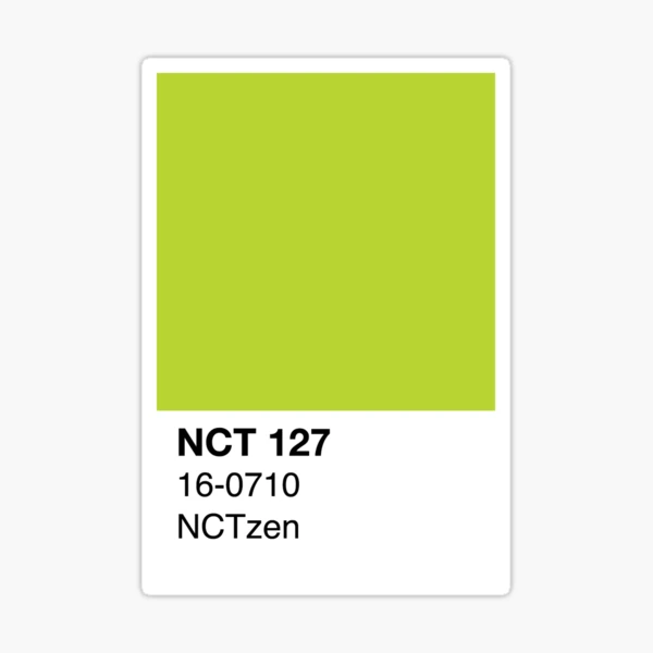 NCT NCT127 ドヨン　トレカ　super human pantone bg,f8f8f8-flat,750x,075,f-pad,