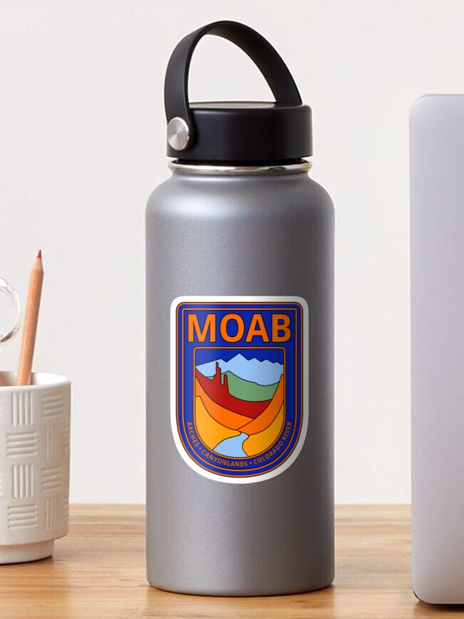 Thumbnail 1 of 3, Sticker, MOAB designed and sold by strayfoto.