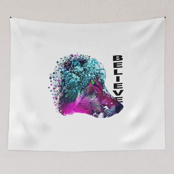 Item preview, Wolf with Believe designed and sold by corrochdesigns.