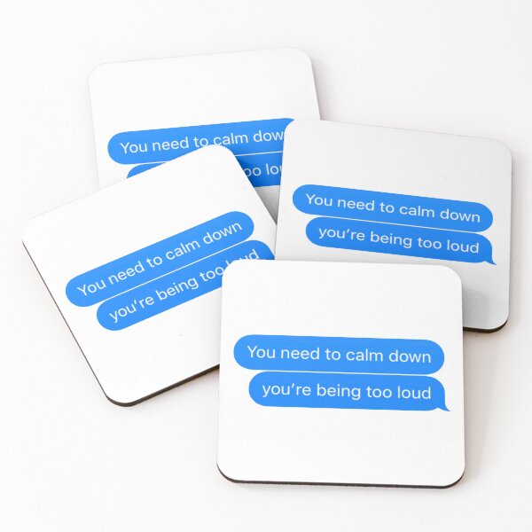 Item preview, You Need To Calm Down ~ text designed and sold by Hallie Walker.