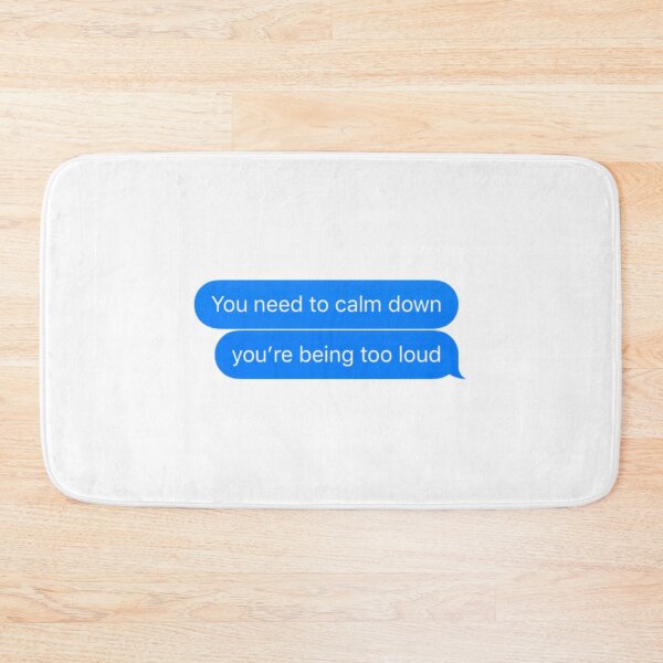 Item preview, You Need To Calm Down ~ text designed and sold by Hallie Walker.