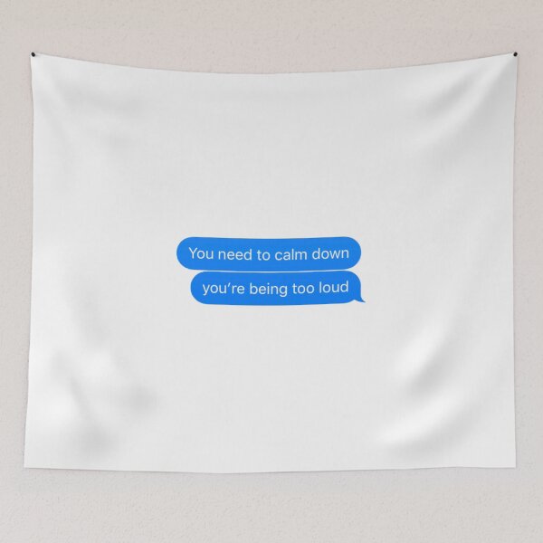 Item preview, You Need To Calm Down ~ text designed and sold by Hallie Walker.