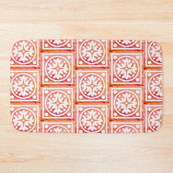 Item preview, Graphic Peach Tile designed and sold by PaintedbyCarol.