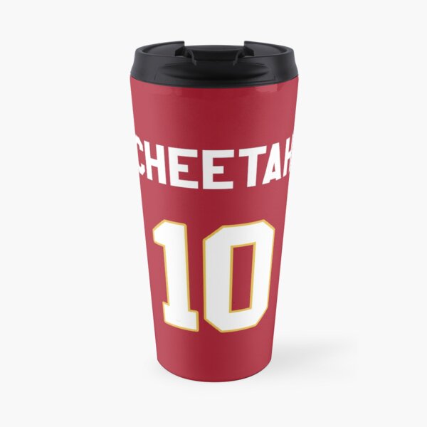 Limited Edition Tyreek Hill Jersey Style Shirt, Cheetah 10, Hill 10, Kansas City Chiefs Shirt, Mug, Hoodie & Wall Tapestry! Travel Mug