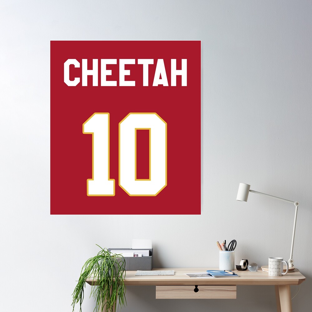 Limited Edition Tyreek Hill Jersey Style Shirt, Cheetah 10, Hill 10, Kansas  City Chiefs Shirt, Mug, Hoodie & Wall Tapestry! Essential T-Shirt for Sale  by GoatGear