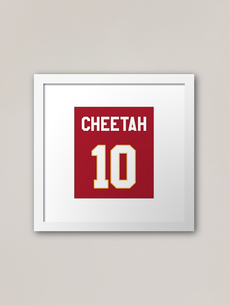 Limited Edition Tyreek Hill Jersey Style Shirt, Cheetah 10, Hill 10, Kansas  City Chiefs Shirt, Mug, Hoodie & Wall Tapestry! Poster for Sale by  GoatGear