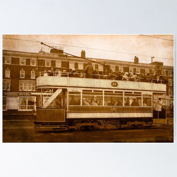Artikel-Vorschau von Vintage Blackpool Tram, designt und verkauft von John Hare.