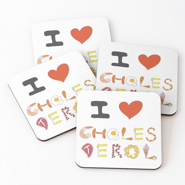 Item preview, I LOVE CHOLESTEROL designed and sold by drawnforyou.
