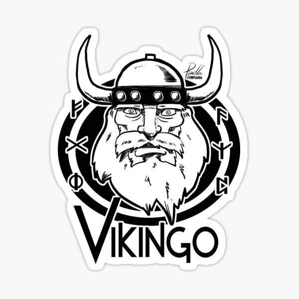 Irreverent viking Sticker