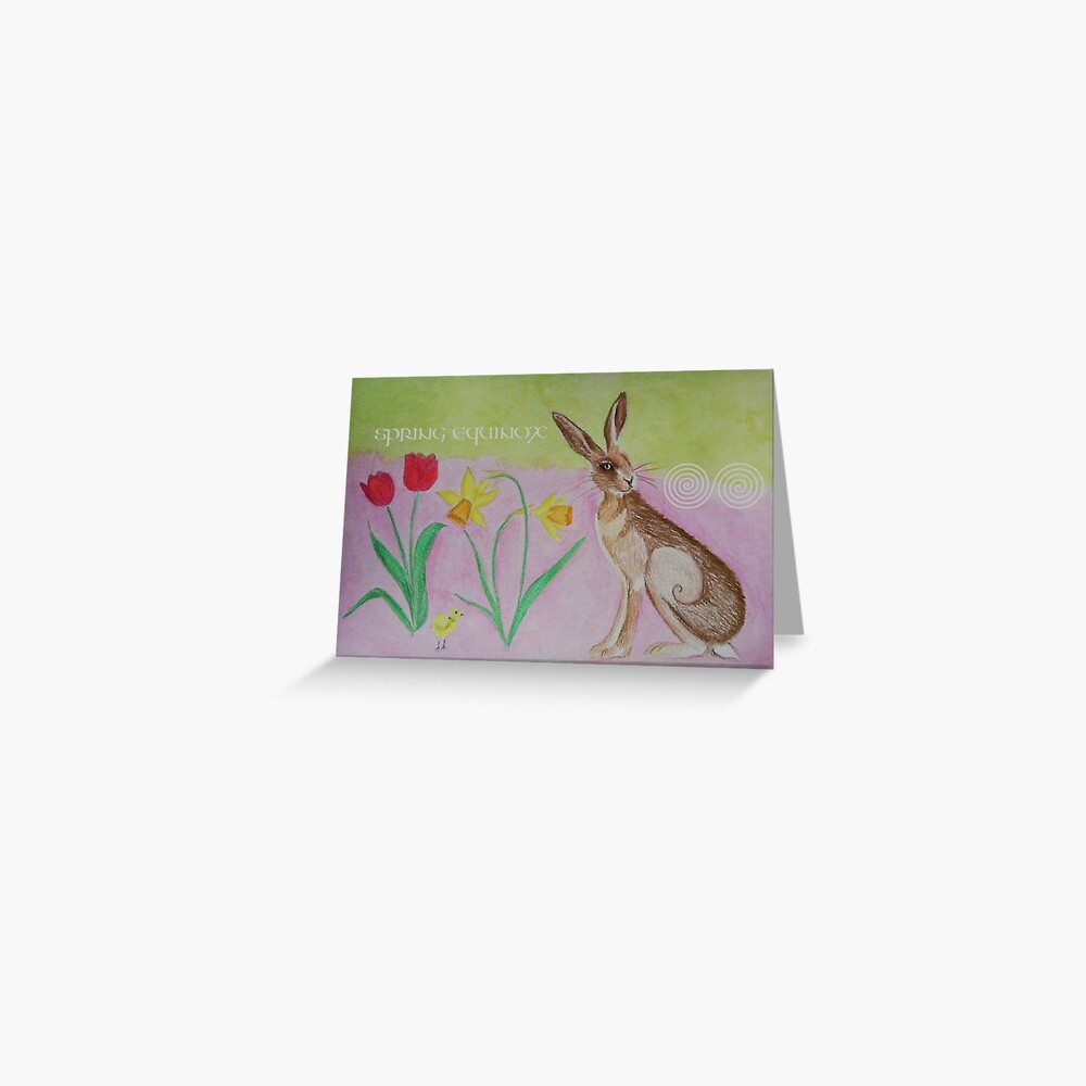 "Spring Equinox card from the Peculiarity Sacred Space Cards" Greeting