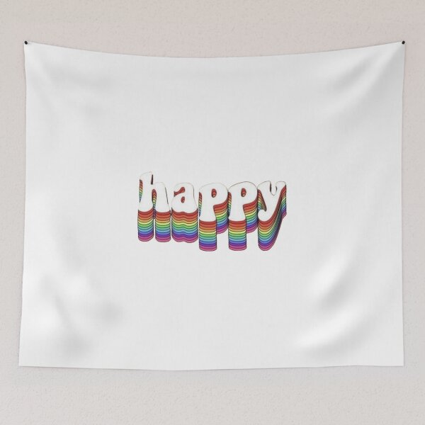 Item preview, Happy Sticker designed and sold by Hallie Walker.