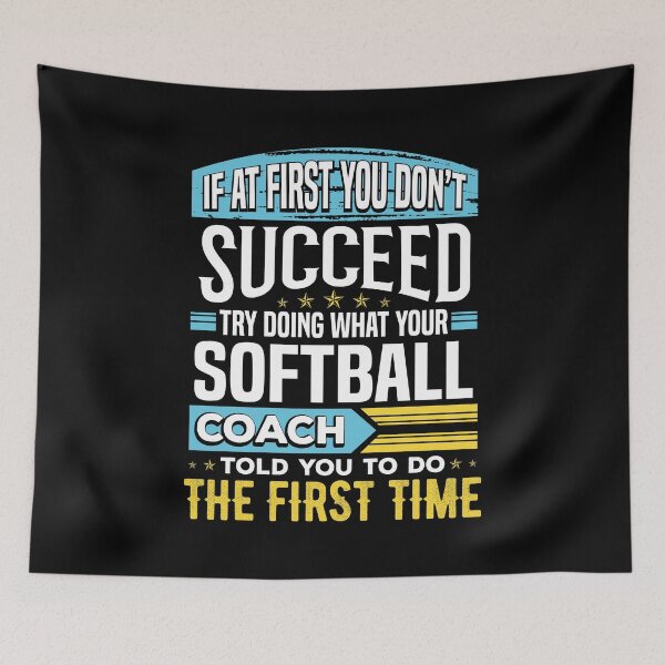 Item preview, Funny Softball Coach Team Coaching Instructor Sayings Gift designed and sold by Maljonic.