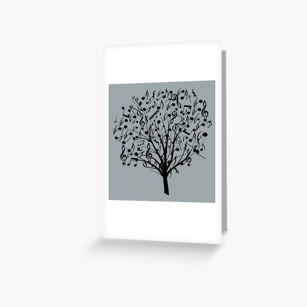 Music tree Greeting Card