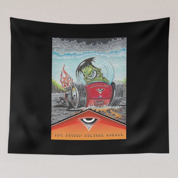 Item preview, "Frankenrod" Custom Painted Art from the Kustom Kulture Cartel designed and sold by KKCartel.
