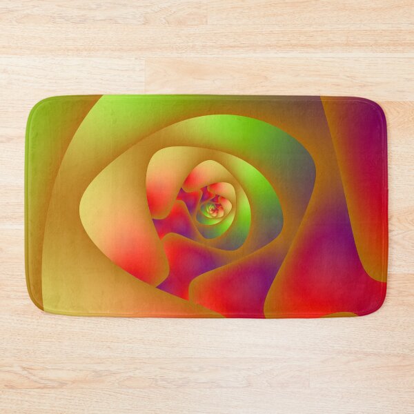 Item preview, Spiral Labyrinth in Red Green and Orange designed and sold by Objowl.