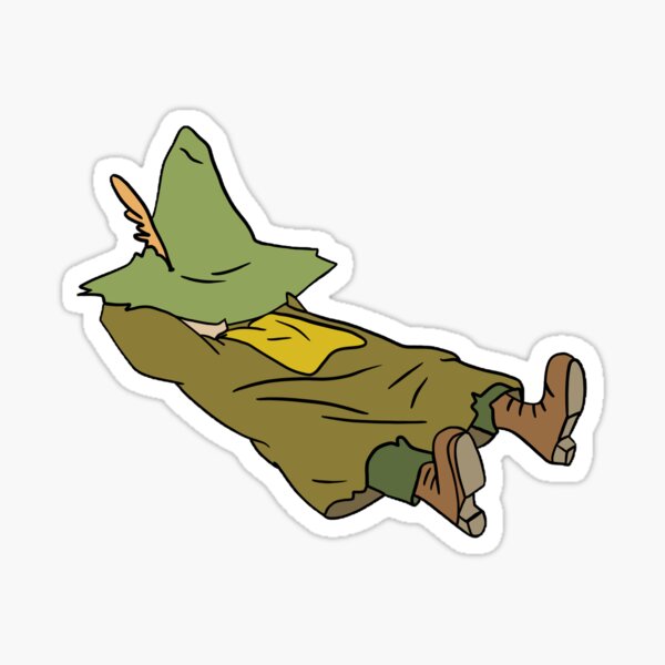 Sleepy Snufkin (no z’s) Sticker