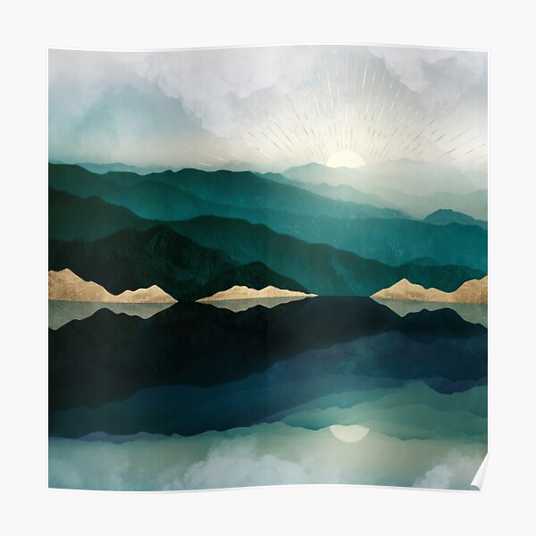 Waters Edge Reflection Poster