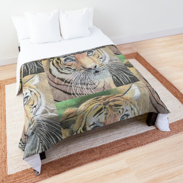 Couvre Lit El Tigre Par Fiatluxe Redbubble