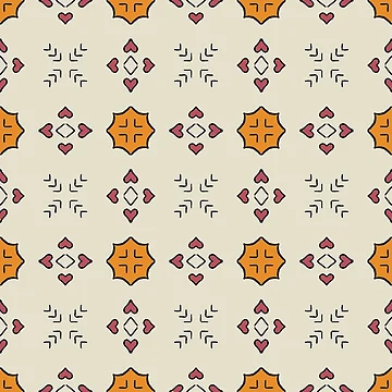 Artwork thumbnail, Geometric Tile pattern by FunkyPattern