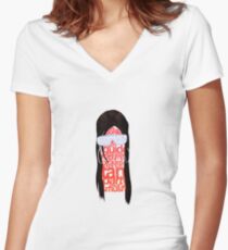 snooki Women's Fitted V-Neck T-Shirt