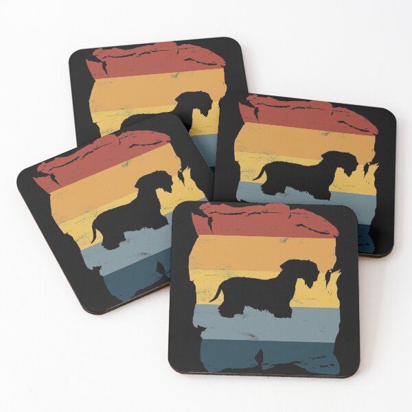 Item preview, Cesky Terrier Distressed Vintage Retro Silhouette designed and sold by DoggyStyles.