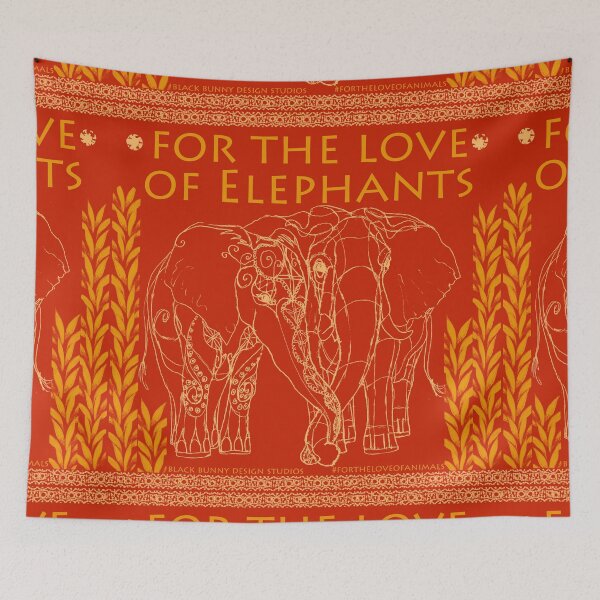 Item preview, For The Love of Elephants designed and sold by tinaschofield.