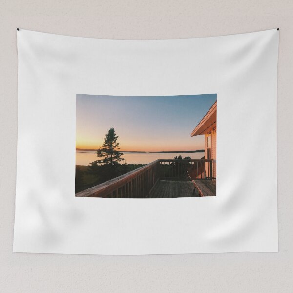 Item preview, Sunset over the ocean designed and sold by Hallie Walker.