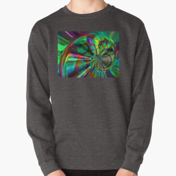 Double Spiral Pullover Sweatshirt