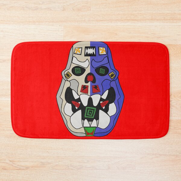 Item preview, Ork Kandy Skull 2 - The Lucky Blue Half - On Red designed and sold by SolarCross.