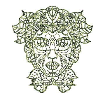 Artwork thumbnail, Mother Earth Camo Green by ninjainatux