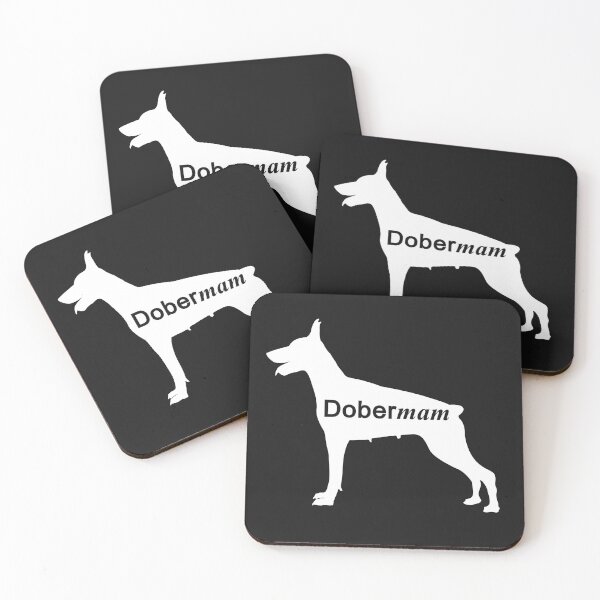 Item preview, Doberman dog Silhouette with text  designed and sold by shawaky.