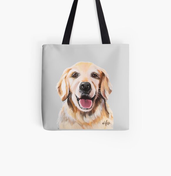 Golden Retriever Mug Shot Tote