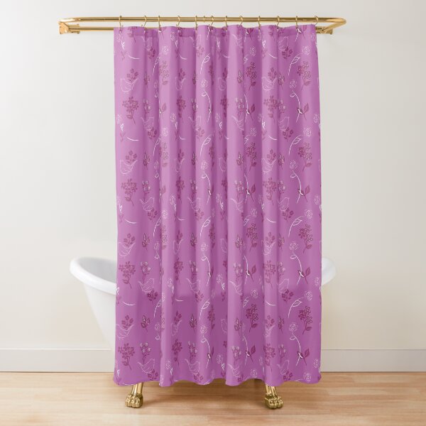 Roses and Wrens by Tea with Xanthe Shower Curtain