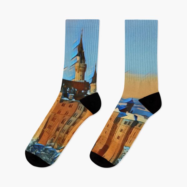 Item preview, Swan Castle, Germany in oil painting designed and sold by wel3kxial.