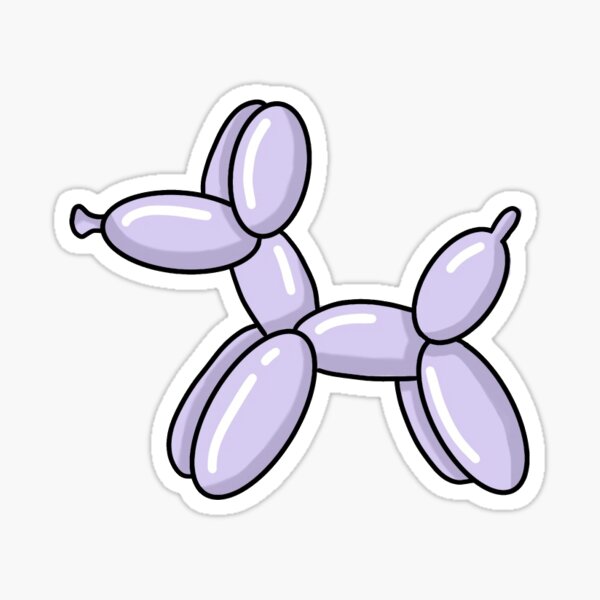 Balloon Dog Stickers for Sale