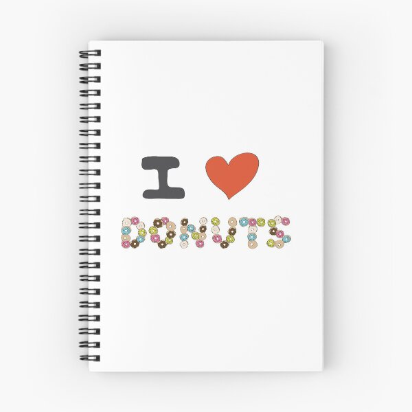 Artikelvorschau, ICH LIEBE DONUTS entworfen und verkauft von drawnforyou.